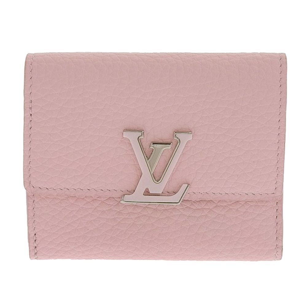 Louis Vuitton Portefeuille Capucines Trifold Wallet Pink